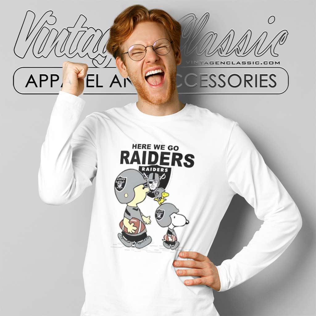 Snoopy Las Vegas Raiders Here We Go Oakland Raiders Shirt - High