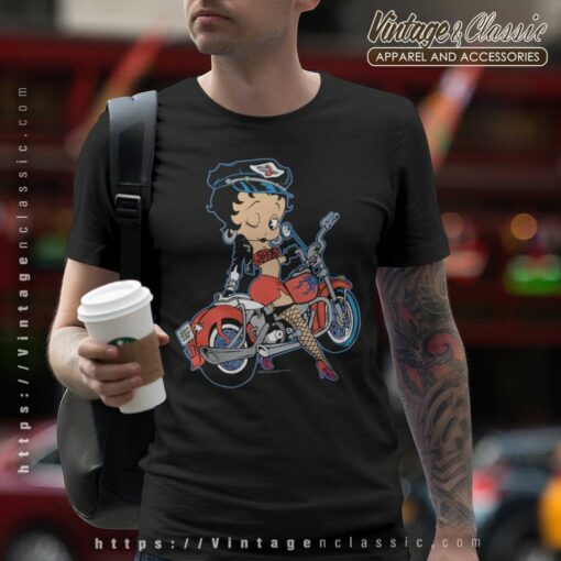 Rare 90s Betty Boop Vintage Motorcycle Shirt
