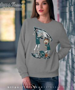 Rick And Morty Philadelphia Eagles Shirt - High-Quality Printed Brand