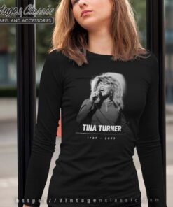 Rip Tina Turner Queen Of Rock Long Sleeve Tee