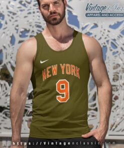 Rj Barrett Knicks Icon Edition Shirt Nike Nba Tank Top Racerback