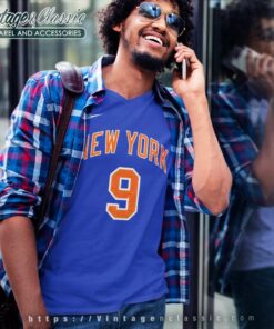 Rj Barrett Knicks Icon Edition Shirt Nike Nba V Neck TShirt