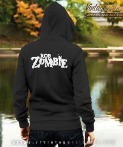 Rob Zombie Logo Backside Hoodie