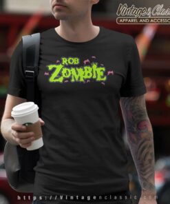 Rob Zombie Smoke Zombie Logo T Shirt