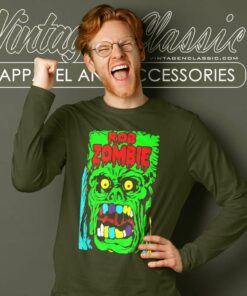 Rob Zombie Ugly Face Long Sleeve Tee