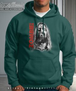 Rob Zombie Unmasked Face Hoodie