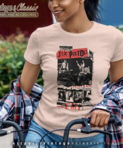 Sex Pistols Classic Photo Collage Women TShirt