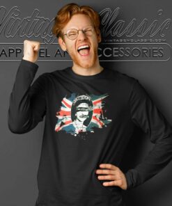 Sex Pistols Flag God Save The Queen Long Sleeve Tee
