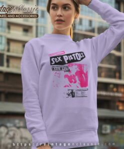 Sex Pistols Japan Tour Pink Photo Sweatshirt
