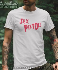 Sex Pistols Pink Logo T Shirt