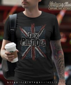 Sex Pistols Union Jack Words T Shirt