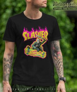 Slasher Jason Thrasher Magazine T Shirt
