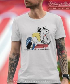 Snoopy Schroeder Charlie Play Piano T Shirt