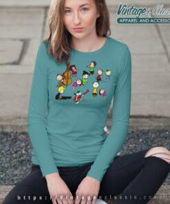 Snoopy Charlie Brown Christmas Dance Long Sleeve Tee