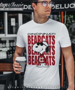 Snoopy Cincinnati Bearcats Football T Shirt