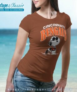 Snoopy Cincinnati Bengals Women TShirt