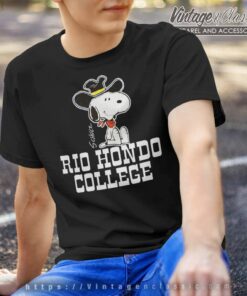 Snoopy Cowboy Hat Rio Hondo College 80s T Shirt