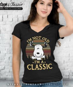 Snoopy Im Not Old Im A Classic V Neck TShirt