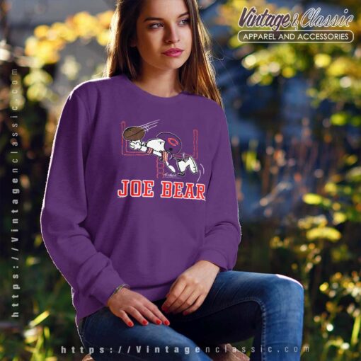 Snoopy Joe Bear Chicago Bears Shirt