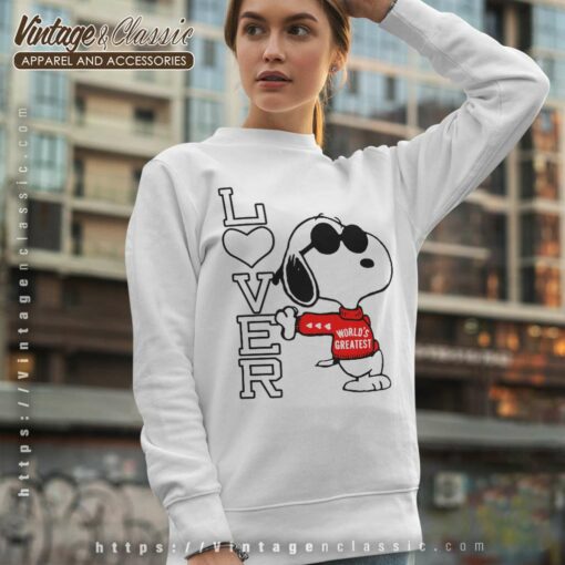 Snoopy Joe Cool Worlds Greatest Lover Shirt