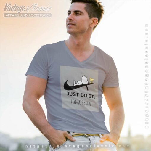 Snoopy Just Do It Tomorrow Shirt