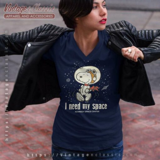 Snoopy Kennedy Space Center I Need My Space Shirt