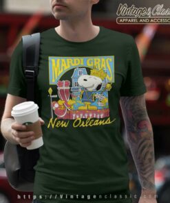 Snoopy Mardi Gras New Orleans 80s T Shirt