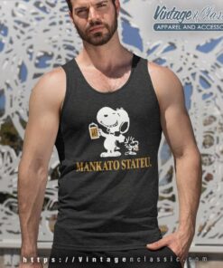 Snoopy Peanuts Mankato State Tank Top Racerback