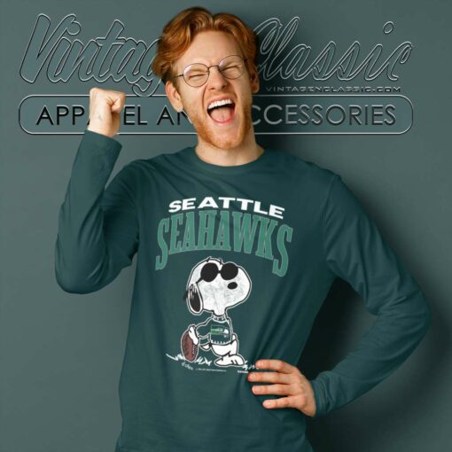 Snoopy Seattle Seahawks Nfl Shirt