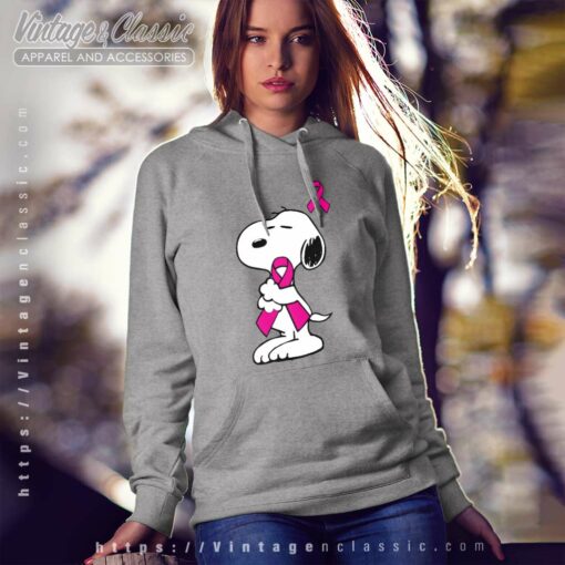 Snoopy Support Breast Cancer Shirt