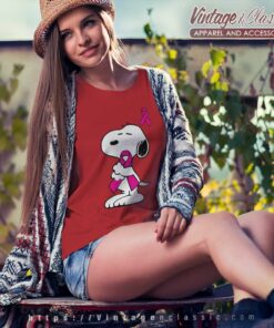 Snoopy Support Breast Cancer T Shirt