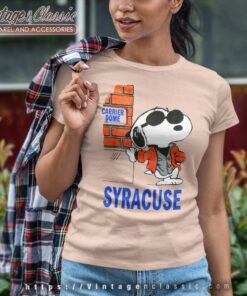 Snoopy Syracuse University Women TShirt