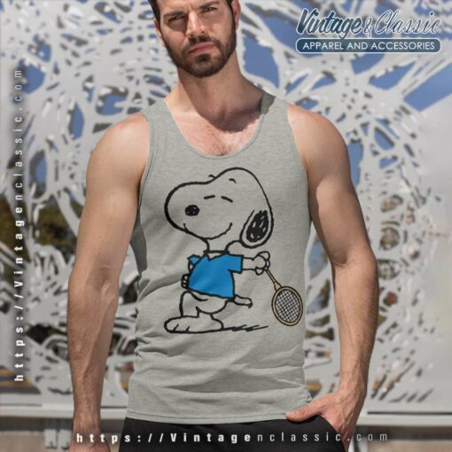 Snoopy Tennis Player Shirt