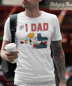 Snoopy Woodstock 1 Dad T Shirt