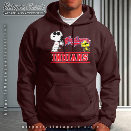 Snoopy Woodstock Cleveland Indians Shirt