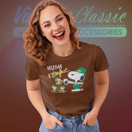 Snoopy Woodstock Irish And Perfect Shirt
