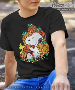 Snoopy Woodstock Pumpkin Halloween T Shirt