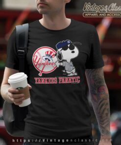 Snoopy Yankees Fanatic MLB T Shirt