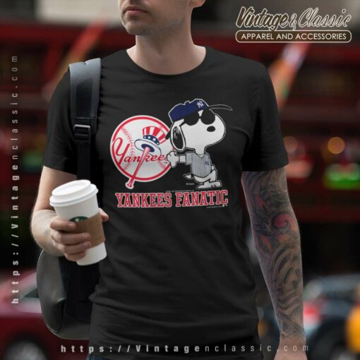 Snoopy Yankees Fanatic MLB Shirt