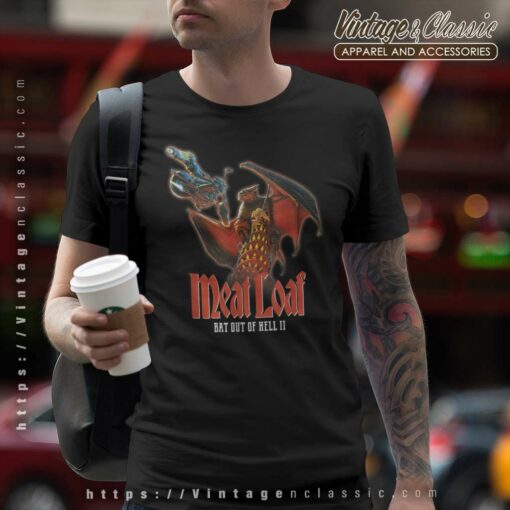 Song Bat Out Of Hell II Back Into Hell Meat Loaf Shirt