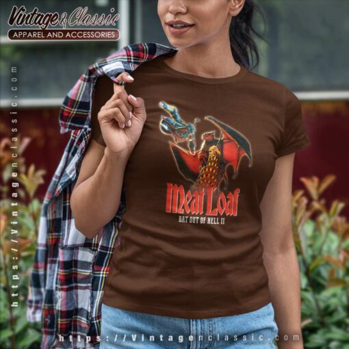 Song Bat Out Of Hell II Back Into Hell Meat Loaf Shirt