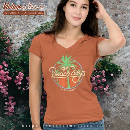 Song Fun Fun Fun Palm Tree Beach Boys Shirt
