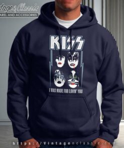 Song I Was Made For Lovin You Kiss Hoodie
