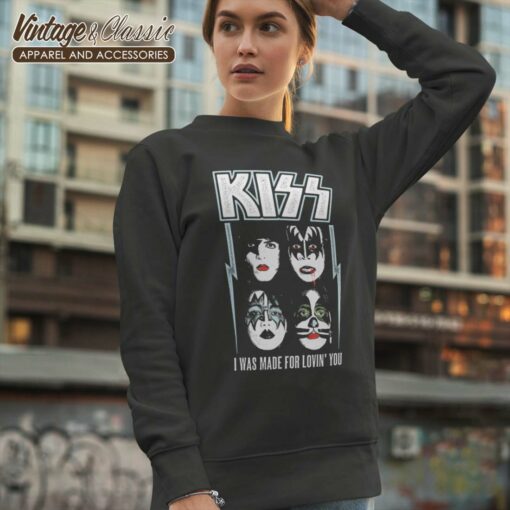 Song I Was Made For Lovin You Kiss Shirt