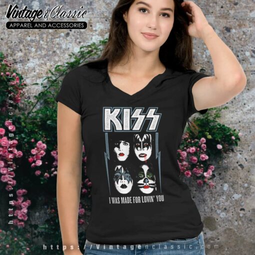 Song I Was Made For Lovin You Kiss Shirt
