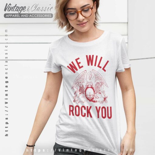 Song We Will Rock You Queen Shirt