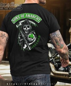 Sons Of Anarchy Ireland Irish T Shirt Back