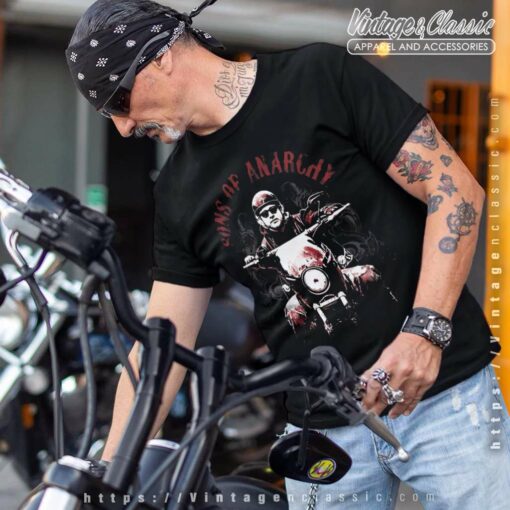 Sons Of Anarchy Jax Ride On SOA Shirt