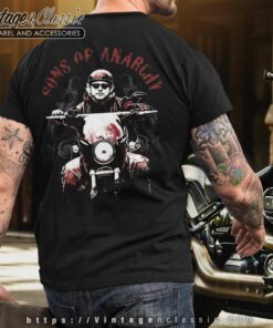 Sons Of Anarchy Jax Ride On SOA T Shirt Back