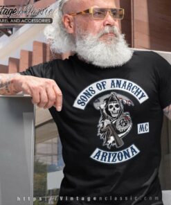 Sons Of Anarchy Mc Arizona Biker T shirt
